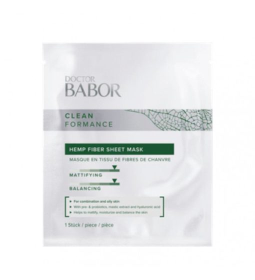 Cleanformance. Hemp Fiber sheet Mask - DOCTOR BABOR