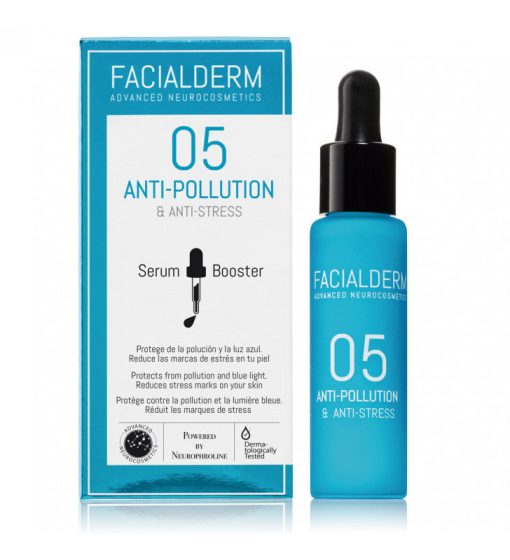 Serum Booster. 05 Anti-Polución y Anti Luz- Azul - FACIALDERM