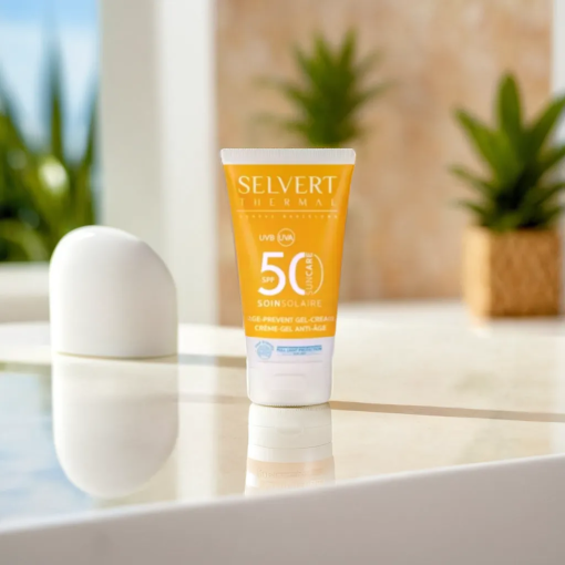 Sun Care.  Age Prevent Gel-Cream SPF50 - SELVERT - Image 2